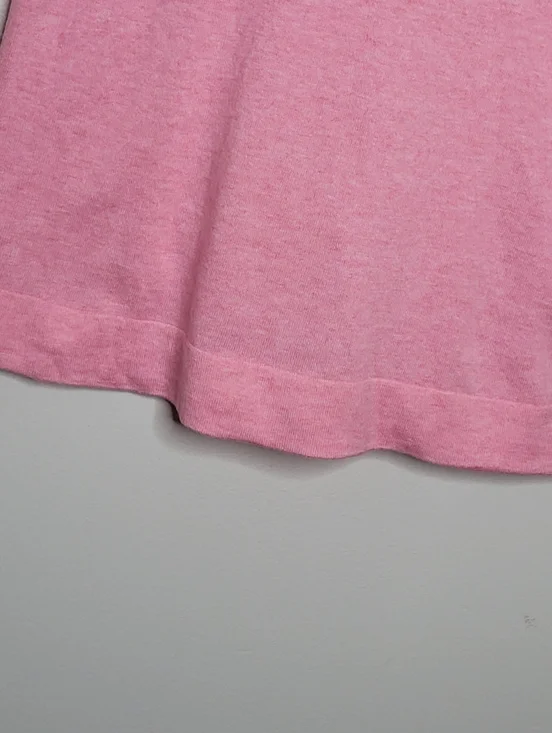 J.Crew Factory Teddie Sweater Pink XS S Preppy Spring Capsule Crewneck Knit - Picture 6 of 8